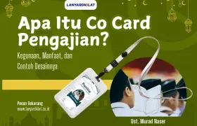 Apa itu Co Card Pengajian? Ukuran, Contoh, & Tempat Cetaknya