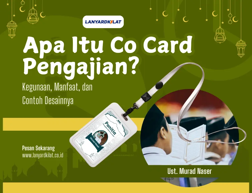 Apa itu Co Card Pengajian? Ukuran, Contoh, & Tempat Cetaknya