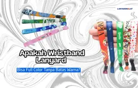 Apakah Wristband Lanyard Bisa Full Color Tanpa Batas Warna?
