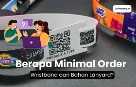 Berapa Minimal Order Wristband dari Bahan Lanyard?