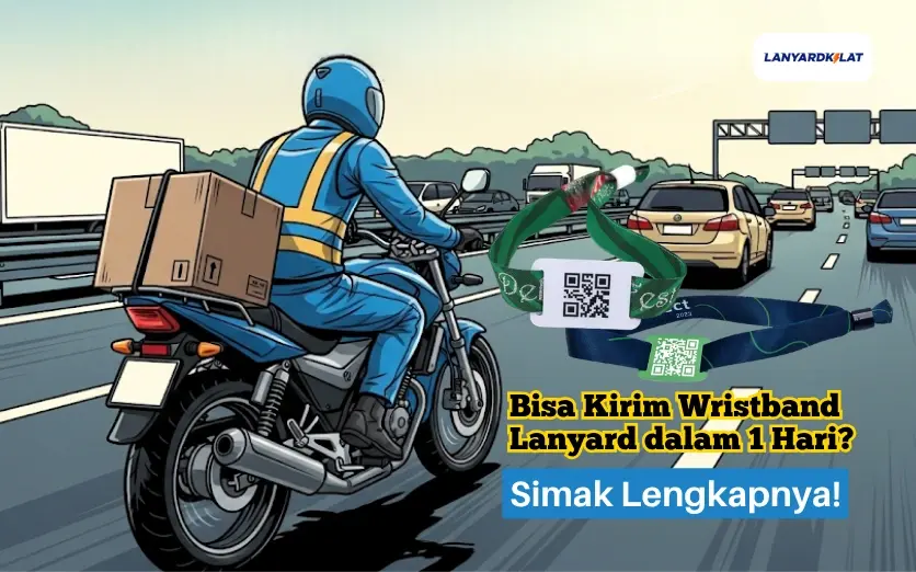 Bisa Kirim Wristband Lanyard dalam 1 Hari? Simak Lengkapnya!