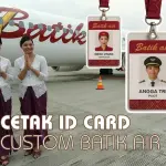 Vendor Cetak ID Card Custom untuk Maskapai Batik Air