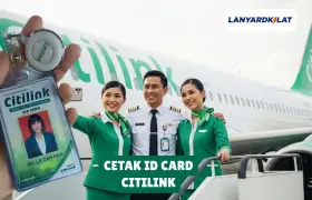Cetak ID Card Citilink Custom Free Sample Gratis Ongkir Se-Indonesia