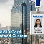 Vendor Cetak ID Card Indofood Custom Bersama LanyardKilat
