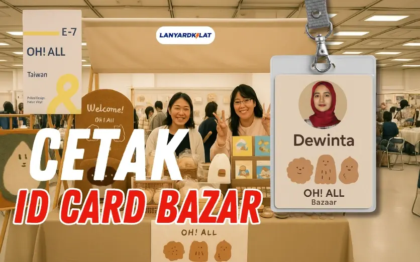 Cetak ID Card Panitia Bazar untuk Identitas Acara Lebih Teratur