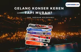 Gelang Konser Keren Tapi Murah? Yuk, Jadikan Koleksimu!