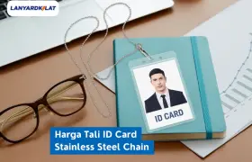 Harga Tali ID Card Stainless Steel Chain, Elegan, Tahan Lama, dan Bernilai