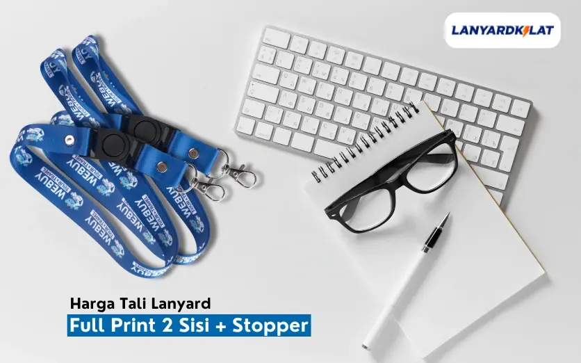 Harga Tali Lanyard Full Print 2 Sisi + Stopper