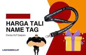 Daftar Harga Tali Name Tag Panitia HUT Satpam Terbaru