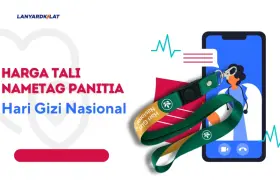 Harga Tali Nametag Panitia Hari Gizi Nasional Kualitas Top #1