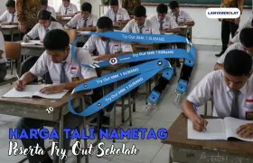 Harga Tali Nametag Peserta Try Out Sekolah Pasti Gratis Ongkir