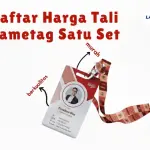 Daftar Harga Tali Nametag Satu Set, Lengkap dan Terbaru