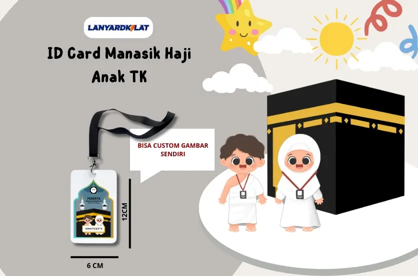 ID Card Manasik Haji Anak TK (+Cetak Berkualitas)