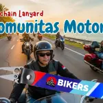 Keychain Lanyard Komunitas Motor, Tampil Beda dari yang Lain
