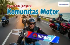 Keychain Lanyard Komunitas Motor, Tampil Beda dari yang Lain