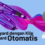 Lanyard dengan Klip ID Card Otomatis, Pesanan Siap 24 Jam
