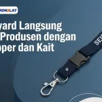 Lanyard Langsung dari Produsen dengan Stopper dan Kait