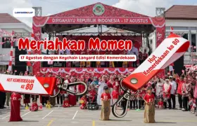 Meriahkan Momen 17 Agustus dengan Keychain Lanyard Edisi Kemerdekaan