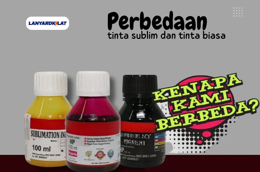 Perbedaan Tinta Sublim dan Tinta Biasa, Mana Pilihan Terbaik?