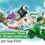 Percetakan Tiket Event Skala Nasional 24 Jam Siap Kirim
