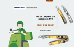 Pesan Lanyard via Instagram DM? Pasti Bisa! Yuk Segera Pesan!