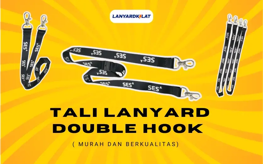 Tali Lanyard Double Hook 2,5cm ( Murah dan Bagus! )