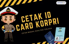 Vendor Cetak ID Card Korpri untuk Upacara ASN FREE Desain