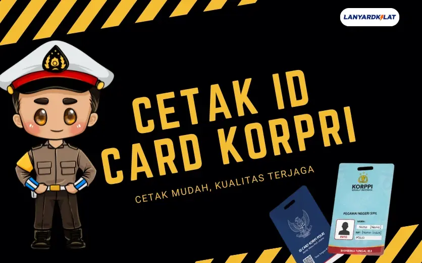 Vendor Cetak ID Card Korpri untuk Upacara ASN FREE Desain