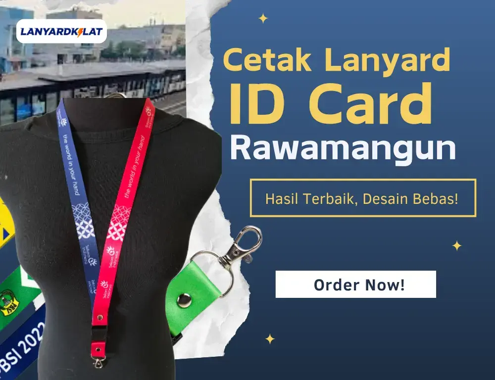 Vendor Pilihan Cetak Kalung Lanyard Custom di Rawamangun