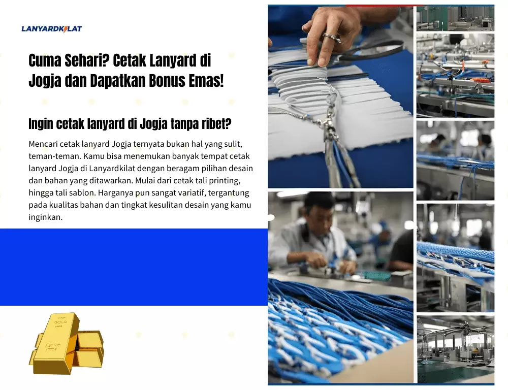 Cetak Lanyard Jogja 1 Hari Jadi di LanyardKilat