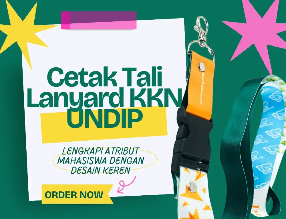 Cetak Tali Lanyard KKN UNDIP