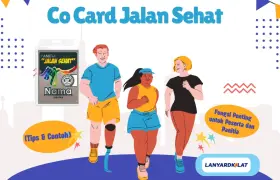 Cetak Co Card Jalan Sehat Custom High Quality Online