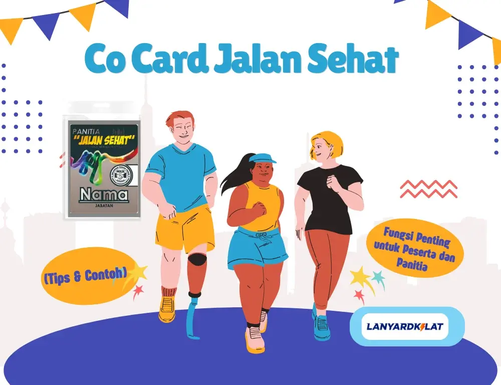 Cetak Co Card Jalan Sehat Custom High Quality Online