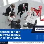 12 Contoh ID Card Karyawan Desain Kreatif dan Keren