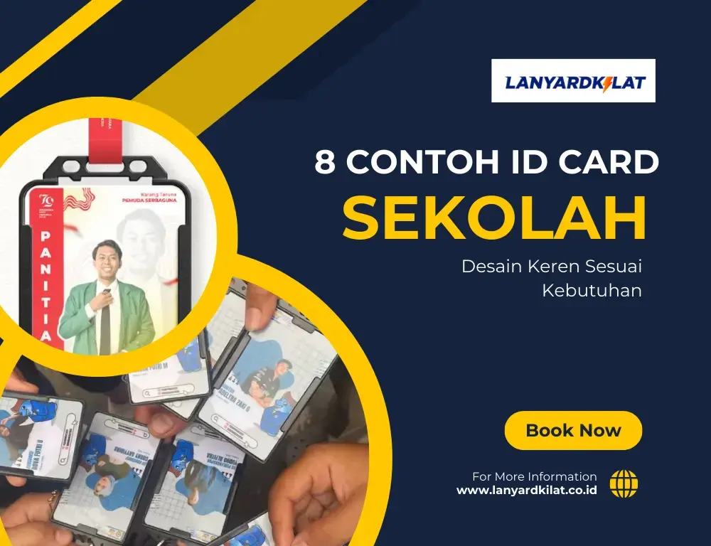 8 Contoh ID Card Sekolah Desain Keren Sesuai Kebutuhan