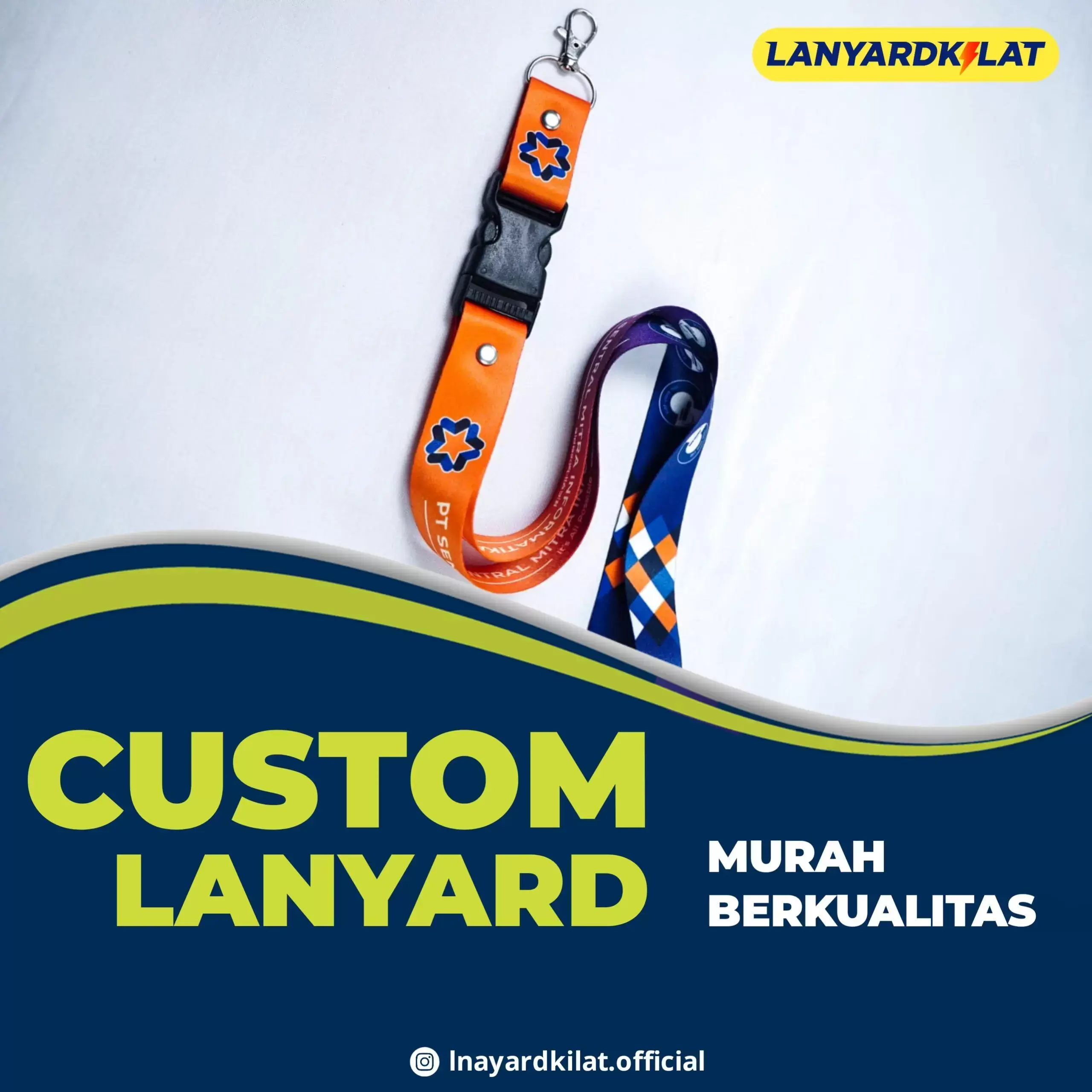 Jasa Custom Lanyard Malang, Garansi Anti Luntur Selama 1 Tahun