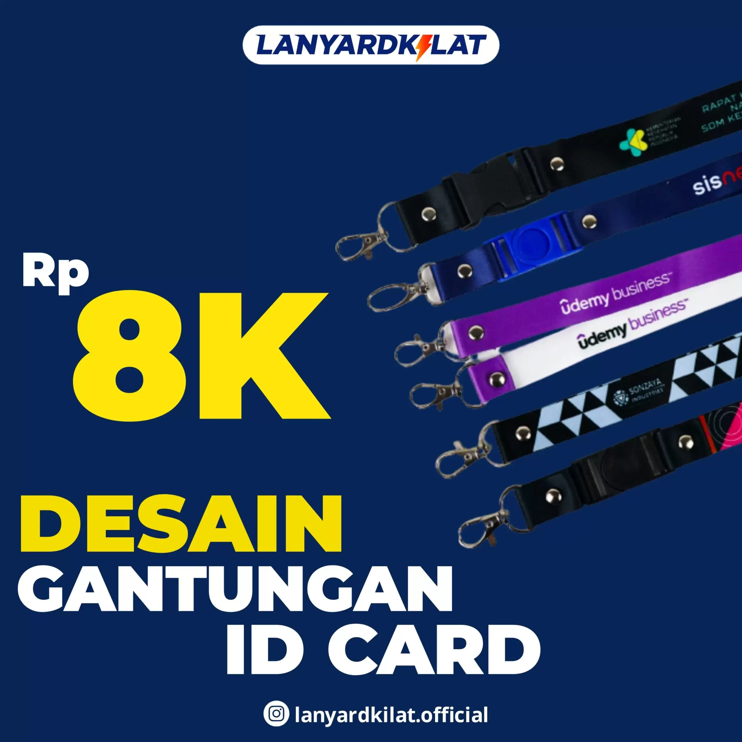 Desain Gantungan ID Card yang Kreatif dan Unik