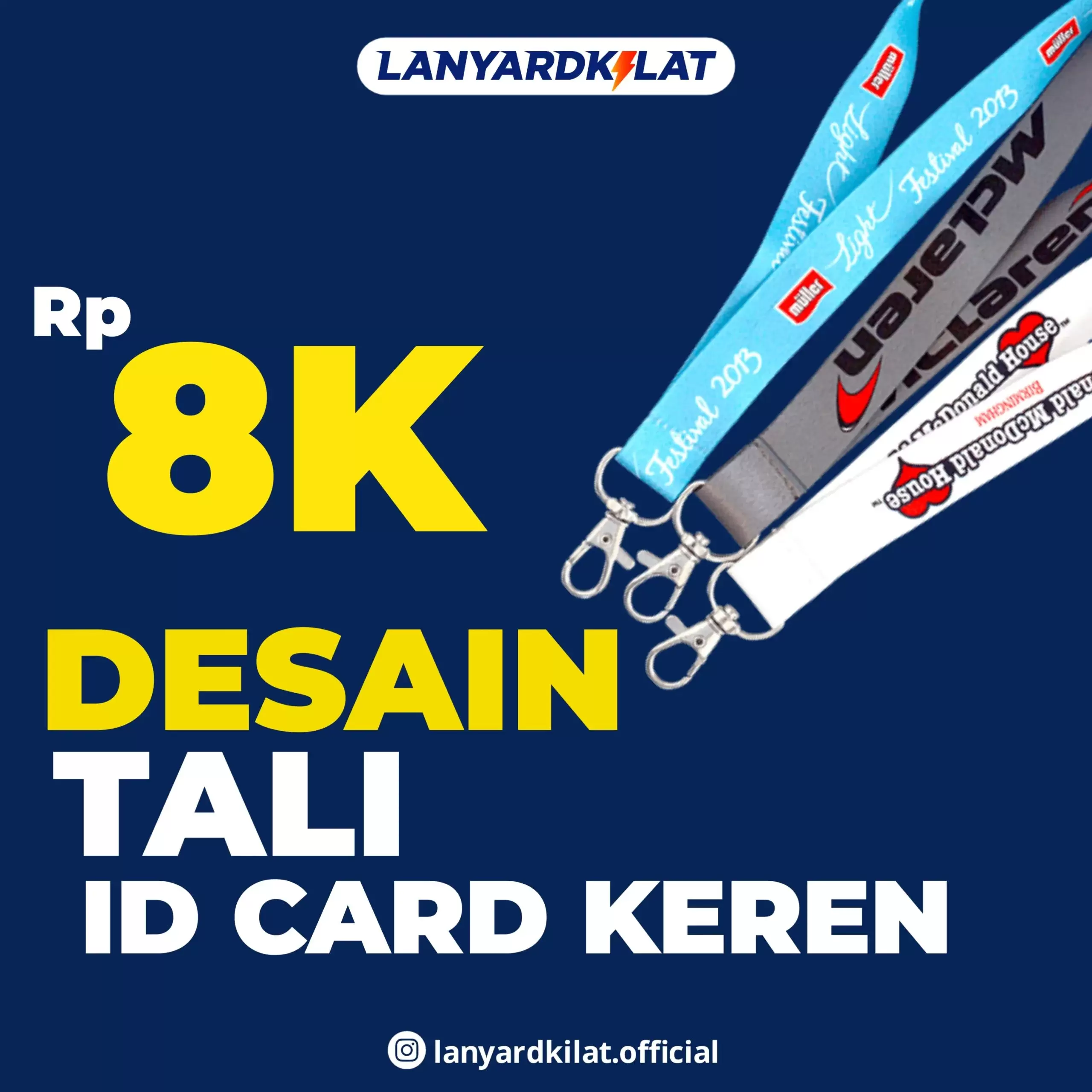 Inilah Desain Tali ID Card Keren untuk Acara Apapun