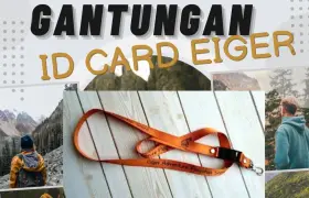 Gantungan ID Card Eiger Bahan Premium Berkelas