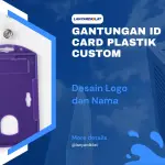 Cetak Gantungan ID Card Plastik Keren dan High Quality