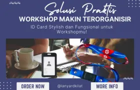 Gantungan Id Card untuk Acara Workshop, Ini Informasinya!