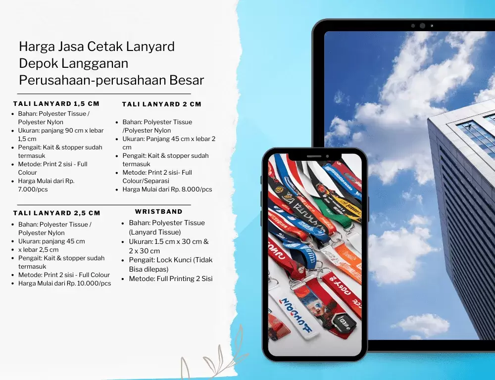 Harga Jasa Cetak Lanyard Depok