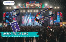Harga Tali ID Card Media Partner Event Musik Sameday Services