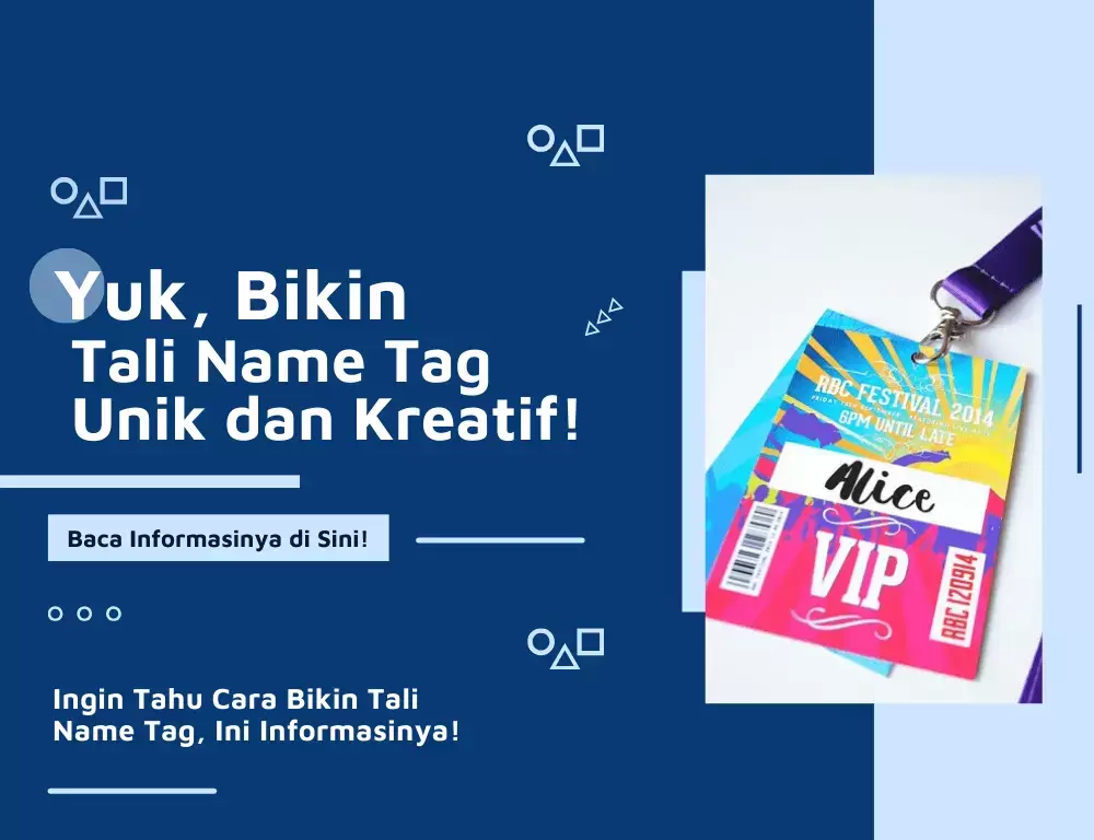 Ingin Tahu Cara Bikin Tali Name Tag? Ini Informasinya!