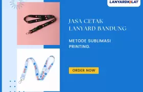 Jasa Cetak Lanyard Bandung Metode Sublimasi Printing