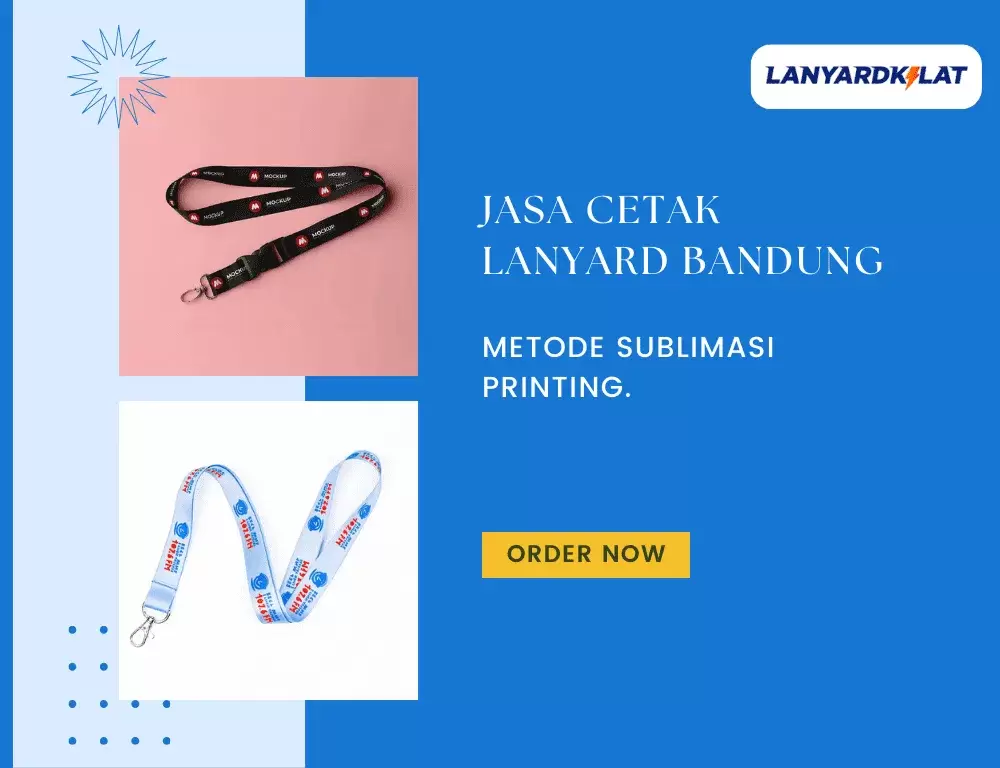 Jasa Cetak Lanyard Bandung Metode Sublimasi Printing