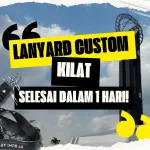 Vendor Cetak Kalung Lanyard Custom di Pontianak Sehari Jadi