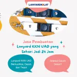 Jasa Pembuatan Lanyard KKN UAD yang Sehari Jadi 24 Jam