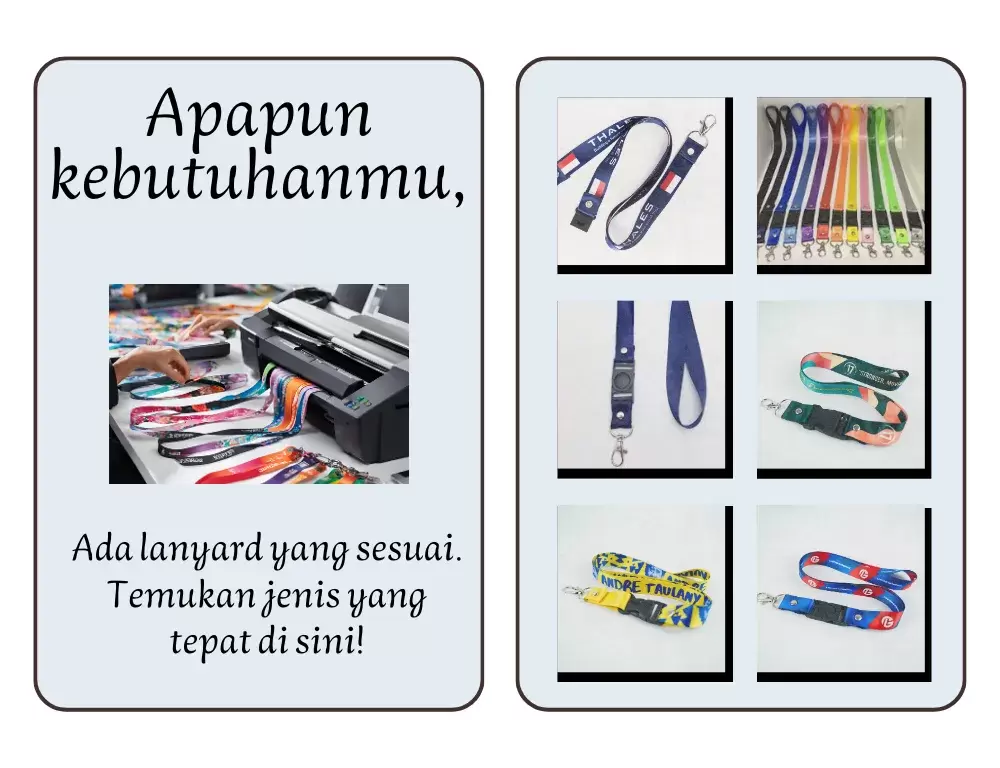 Jenis Lanyard yang Cocok untuk Segala Kebutuhan