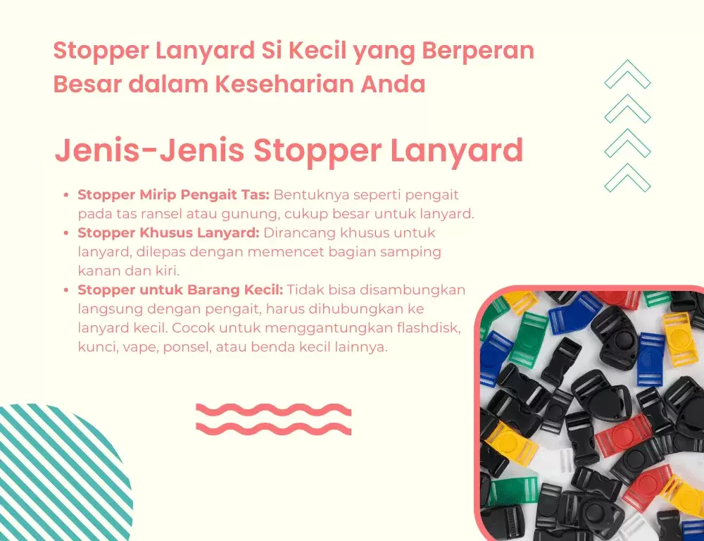 Jenis Stopper Lanyard